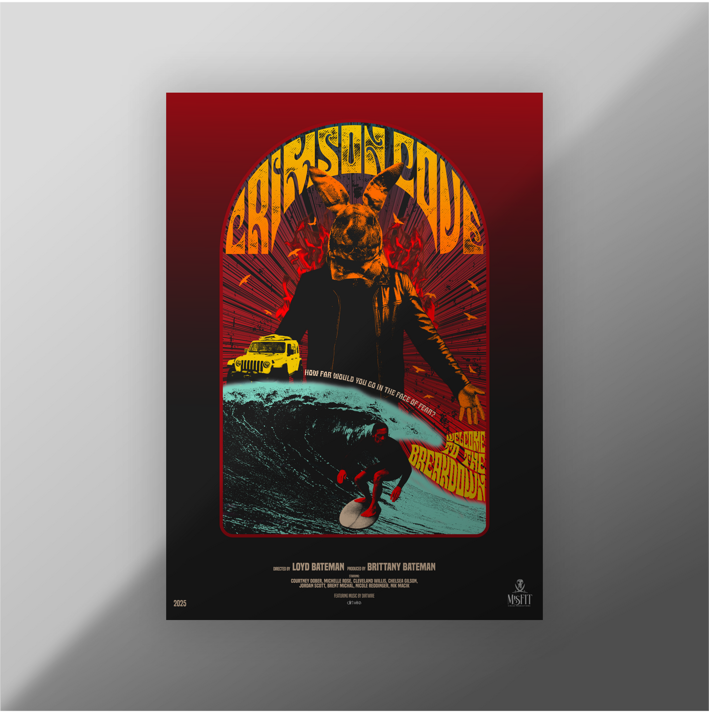 CRIMSON COVE GRUNGE POSTER