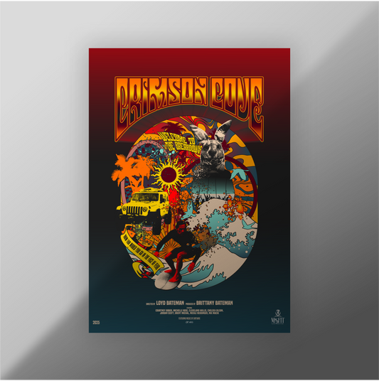 CRIMSON COVE PSYCHEDELIC POSTER
